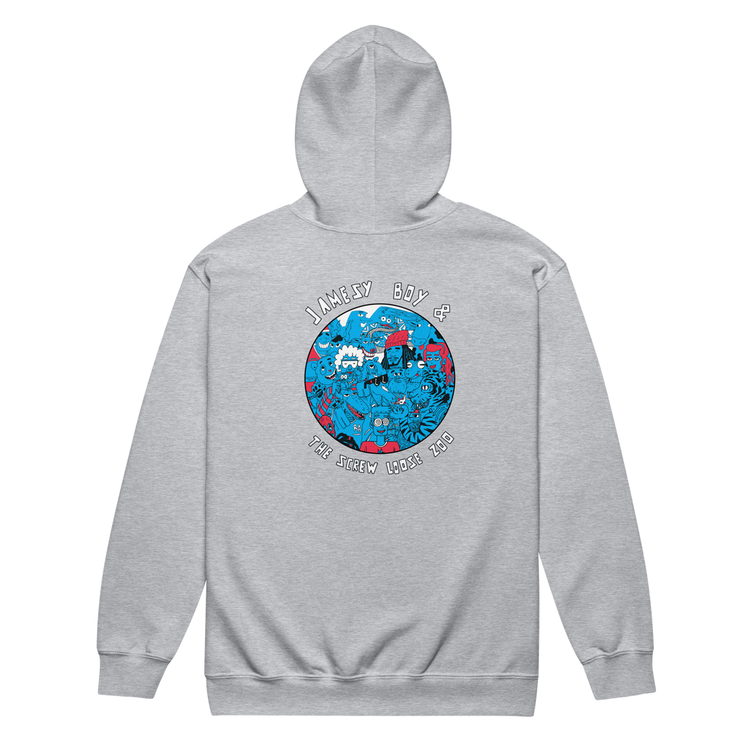 Jamesy Boy & The Screw Loose Zoo Zipper Hoodie